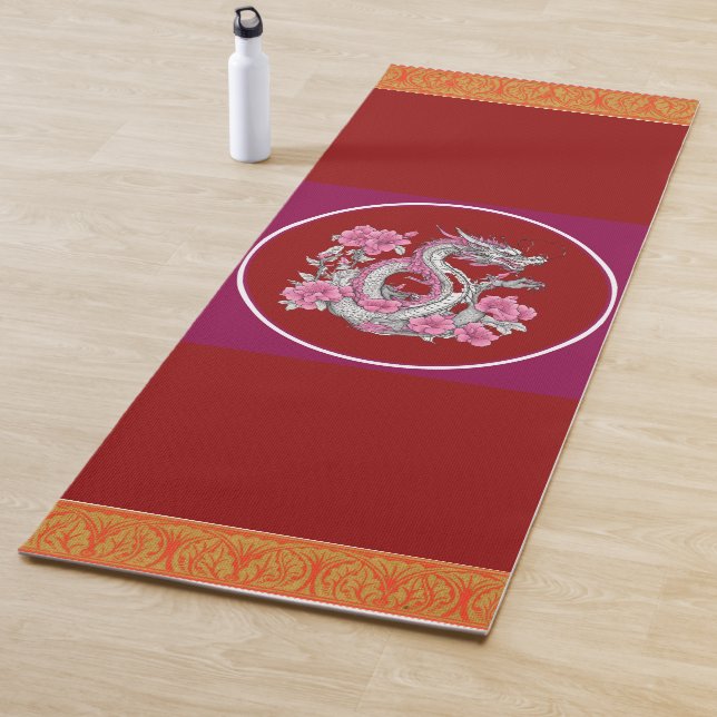 Flower Dragon Yoga Mat (In Situ)