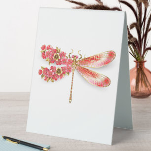 Flower dragonfly with jewellery sakura