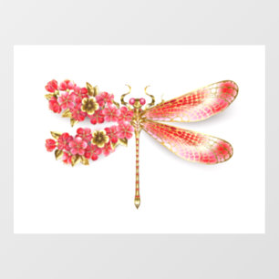 Flower dragonfly with jewellery sakura