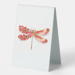 Flower dragonfly with jewellery sakura