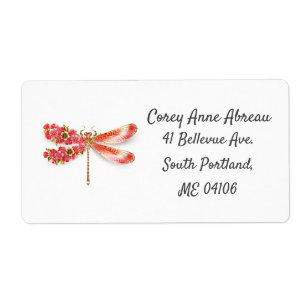 Flower dragonfly with jewellery sakura