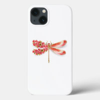 Flower dragonfly with jewellery sakura