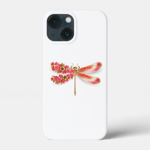 Flower dragonfly with jewellery sakura iPhone 13 mini case