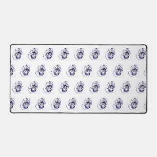 Flower Drawing Desk Mat