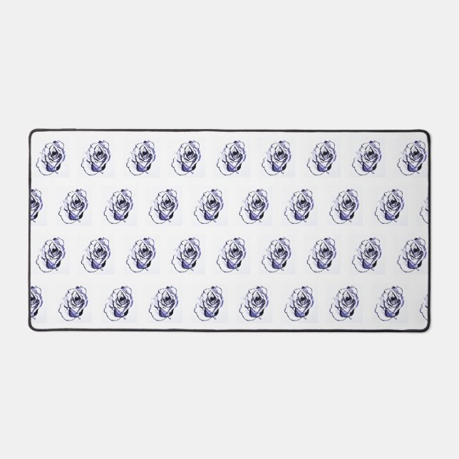 Flower Drawing Desk Mat (Front)