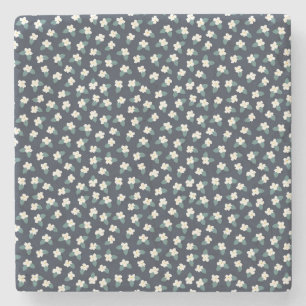 Flower Drawing Stone Coaster