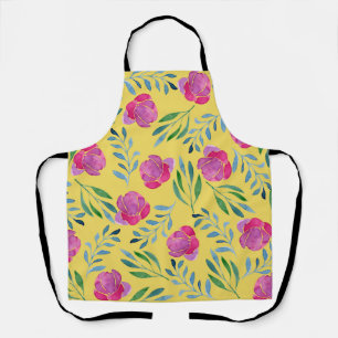 Flower Drawings Easy Apron