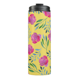 Flower Drawings Easy Thermal Tumbler