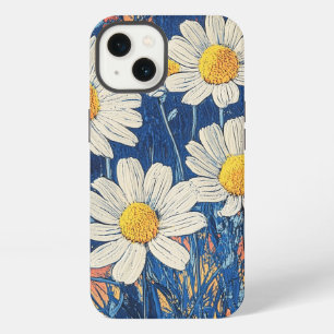 Flower Dreams Camomille Impasto Style IPhone Case