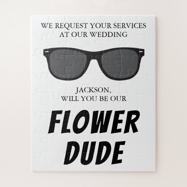 Flower Dude Proposal Puzzle (Vertical)