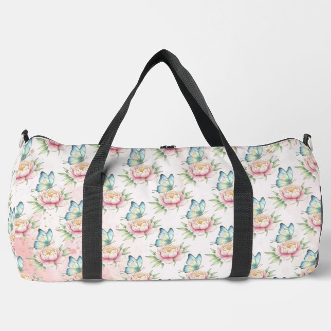 Flower Duffle Bag (Front)