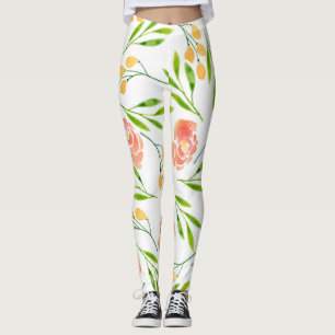 Flower Earrings Leggings