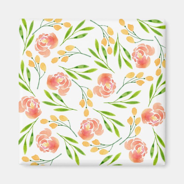 Flower Earrings Magnet (Front)