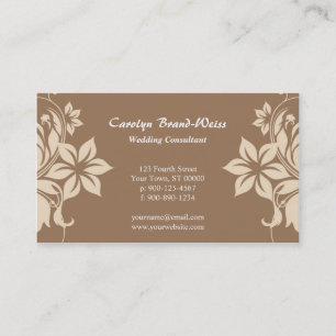 Flower Edged Business Card