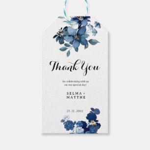 flower Elegant Thank You Favor Gift Gift Tags