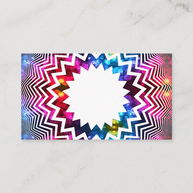 Flower Emblem Business Card (Front)