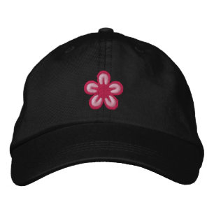 Flower Embroidered Hat