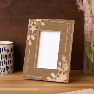Flower  etched frames