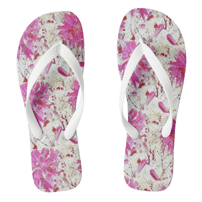 Flower Explosion Leggings Thongs (Footbed)