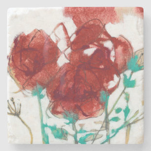 Flower Expression I Stone Coaster