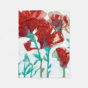 Flower Expression II Fleece Blanket
