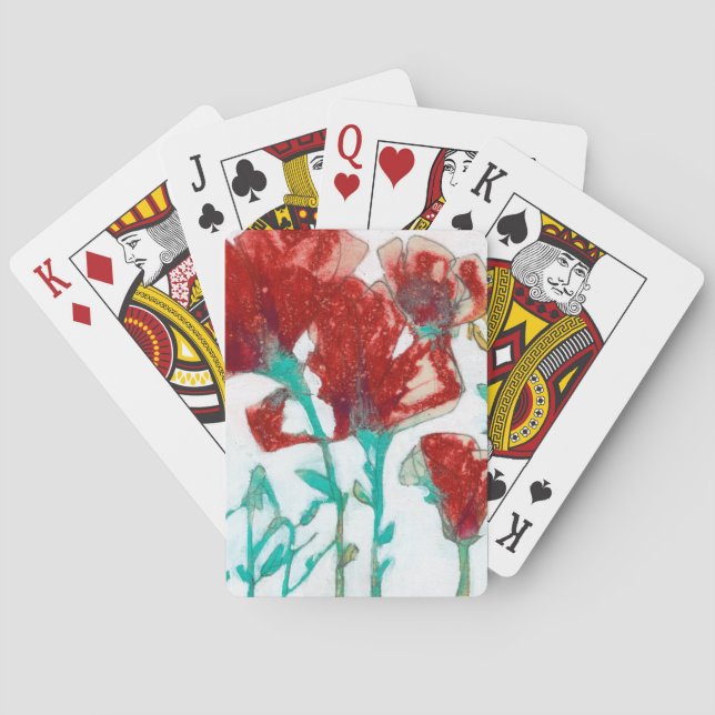 Flower Expression II Playing Cards (Back)