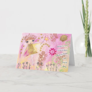 Flower Faerie Note Card
