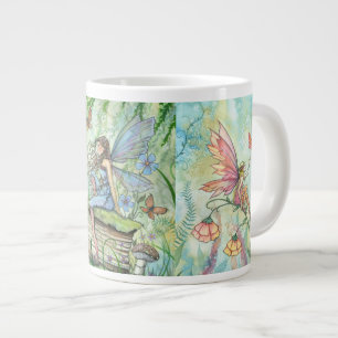 Flower Fairies Fantasy Art Jumbo Mug