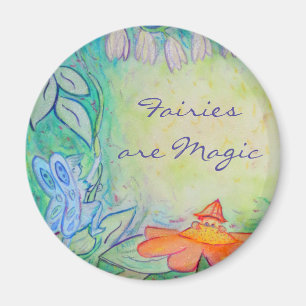 Flower Fairies Garden Custom Refrigerator Magnets