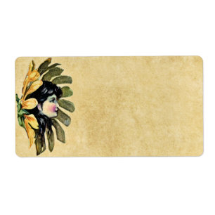 Flower Fairy Avery Label