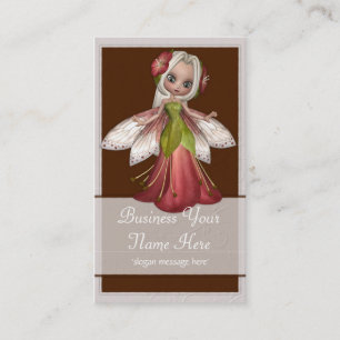 Flower Fairy D3 Fantasy Whimiscal Business Cards