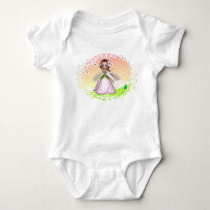 Flower Fairy Design 3 Baby Bodysuit