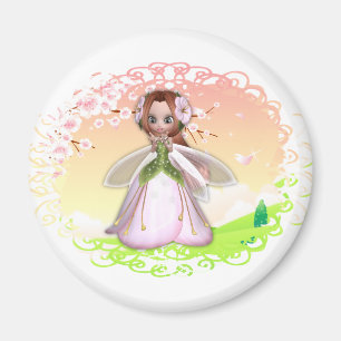 Flower Fairy Design 3 Magnet
