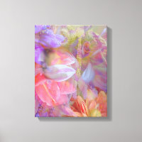 Flower Fairy Double Exposure Fantasy Art