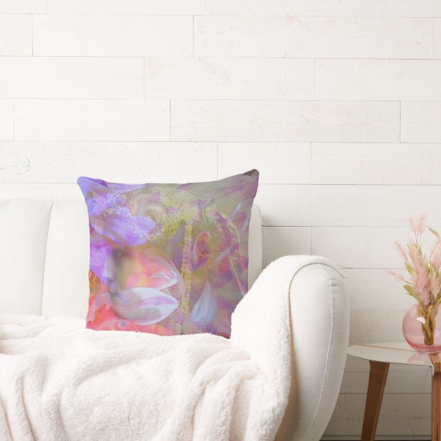 Flower Fairy Double Exposure Fantasy Art Cushion (Couch)