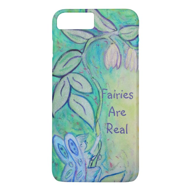 Flower Fairy Garden Art Custom iPhone 7 Case (Back)