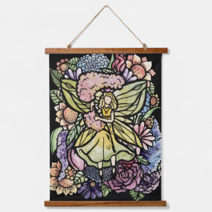 Flower Fairy Garden Hyacinth Fairies Gardener Hanging Tapestry