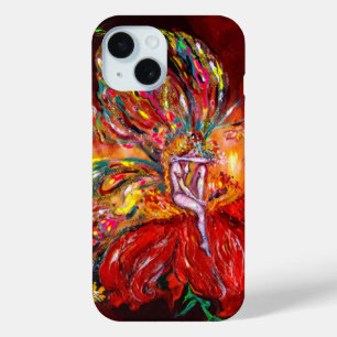 FLOWER FAIRY IN RED  Fantasy iPhone 15 Case