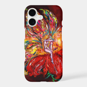 FLOWER FAIRY IN RED / Fantasy Floral