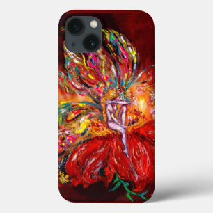 FLOWER FAIRY IN RED / Fantasy Floral iPhone 13 Case