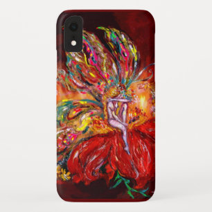 FLOWER FAIRY IN RED / Fantasy Floral iPhone XR Case