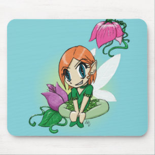 Flower Fairy Mouse Pad