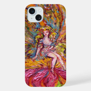 FLOWER FAIRY ON THE PINK IRIS Fantasy iPhone Case