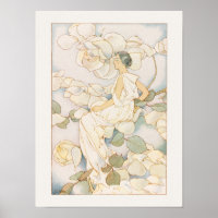 Flower Fairy with Yellow Roses