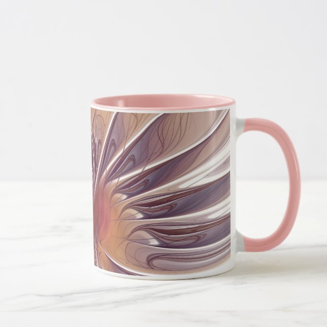 Flower Fantasy abstract Fractal Art Mug (Right)