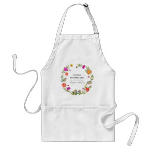Flower Feather Farm Apron