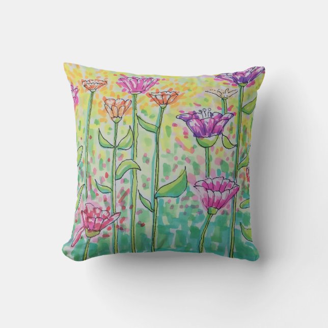 Flower Field Cushion (Front)
