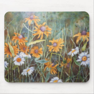"Flower Field" Floral Mousepad