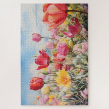 Flower Field Jigsaw Puzzle, 1014 pcs. 30"x20"