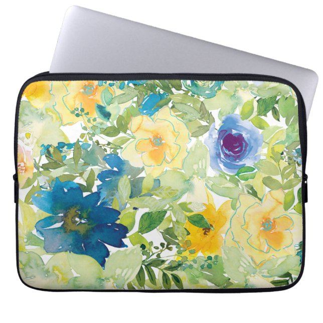 Flower Field Laptop Sleeve (Front)